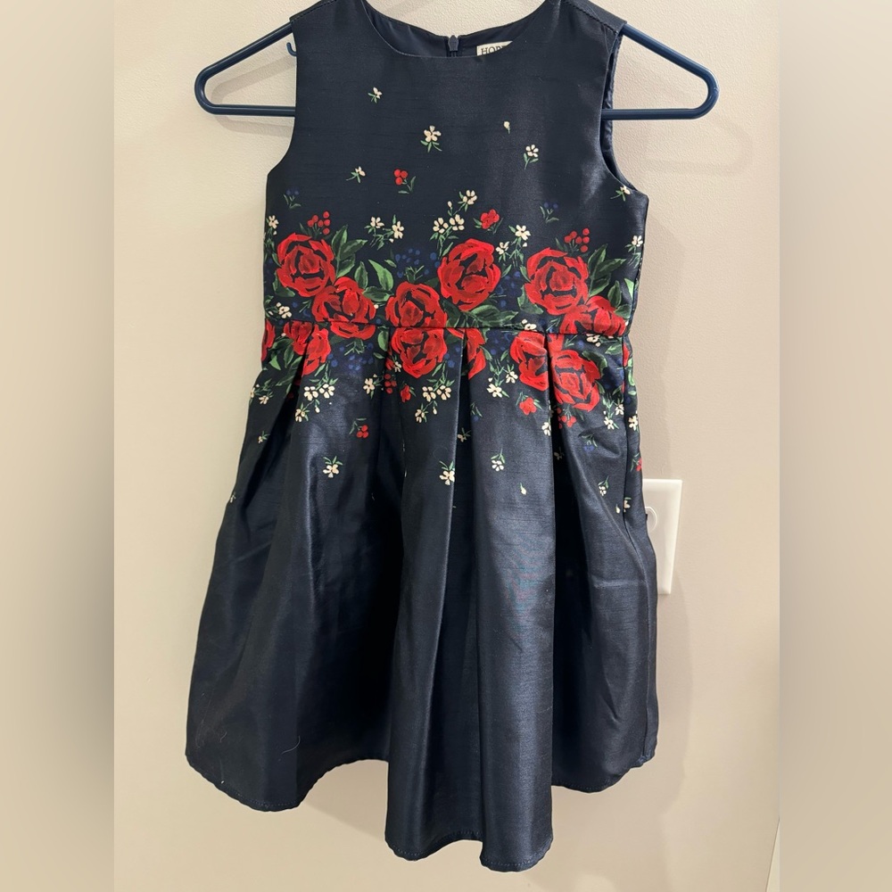 Precious Navy Hope & Henry party dress - Size 5